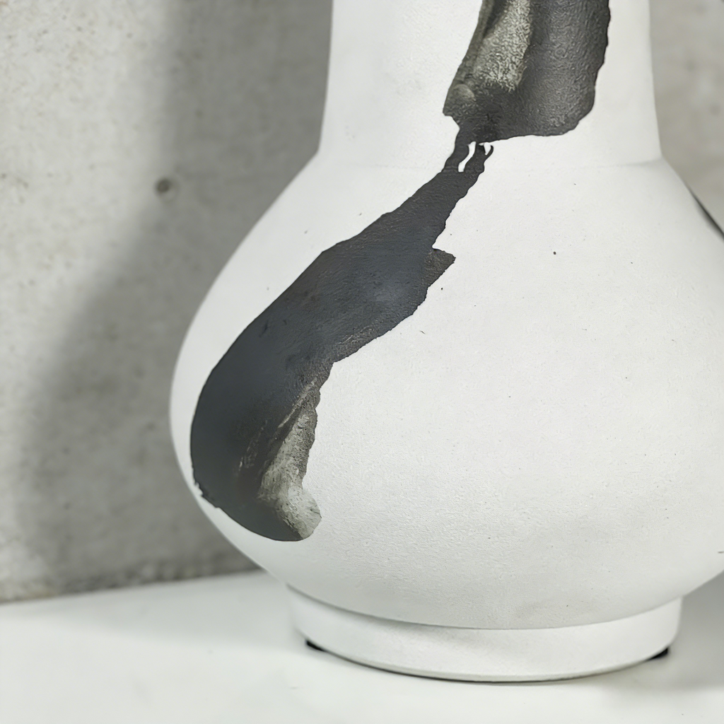 Unique Handmade Artificial Floral Art With Natural Wood Branch Arrangement In Ceramic Vase. Indoor Plant Gift For Home & Office