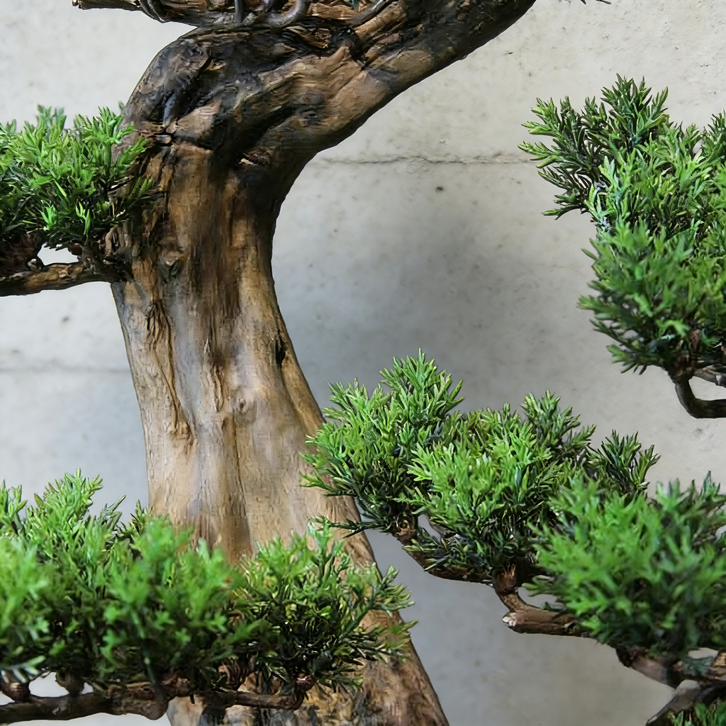 Handmade Bonsai Tree Art With Natural Wood And Ceramic Vase, Centerpieces Decoration For Home, Table, Office. Indoor Plant Gift