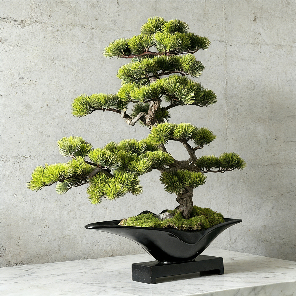 Handmade Bonsai Tree Art With Natural Wood, Zen Style Home Or Commercial Decoration